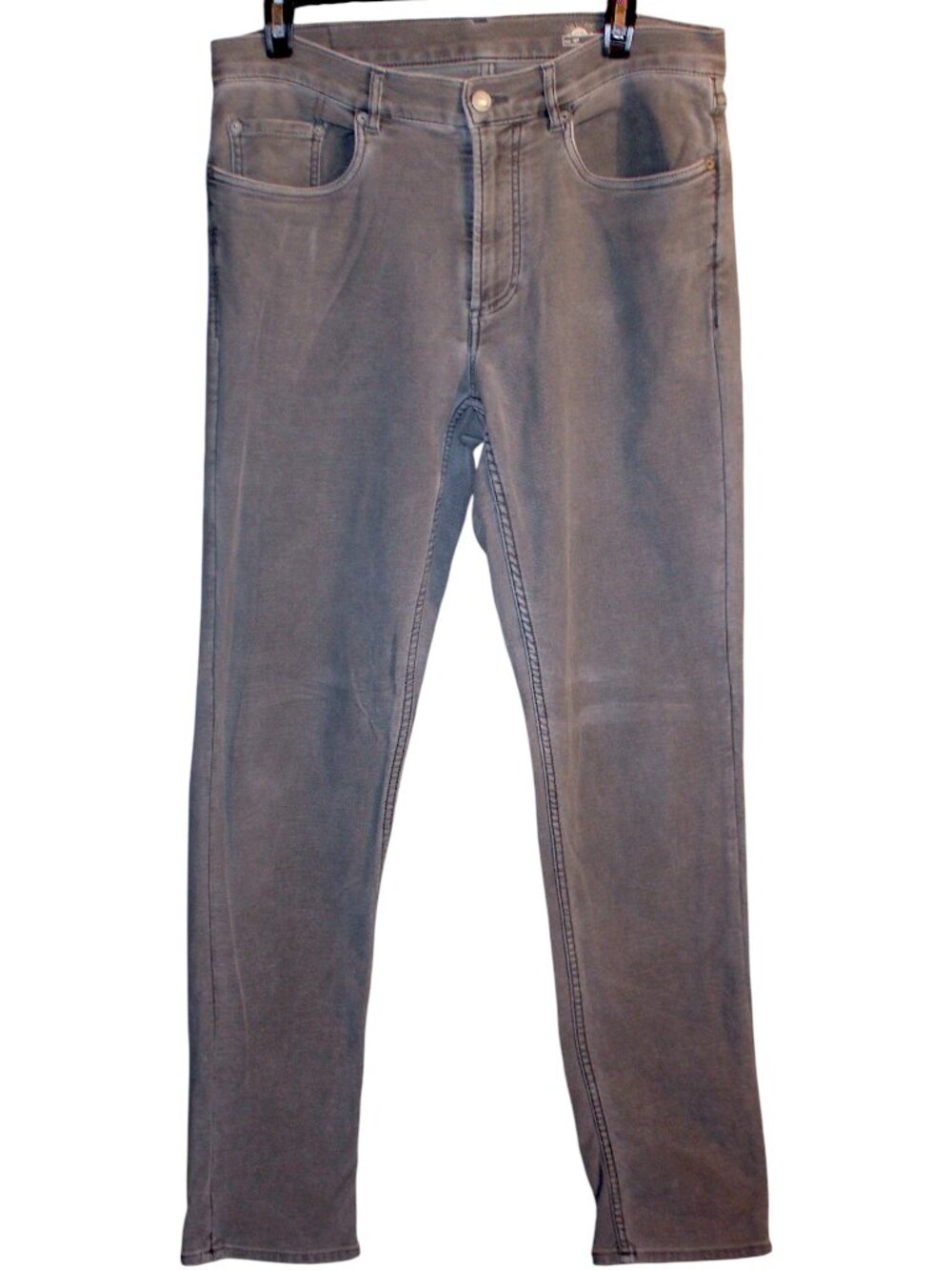 Faherty Stretch Terry 5-Pocket Hybrid Pants Men's Size 32 (Fits 34) Washed Grey